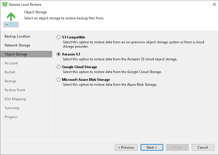 Object Storage Settings