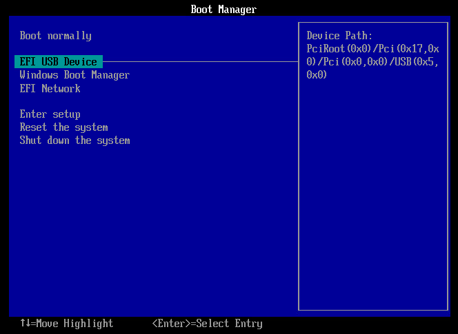 Set USB Drive as Primary Boot Source How to Perform Bare Metal Recovery