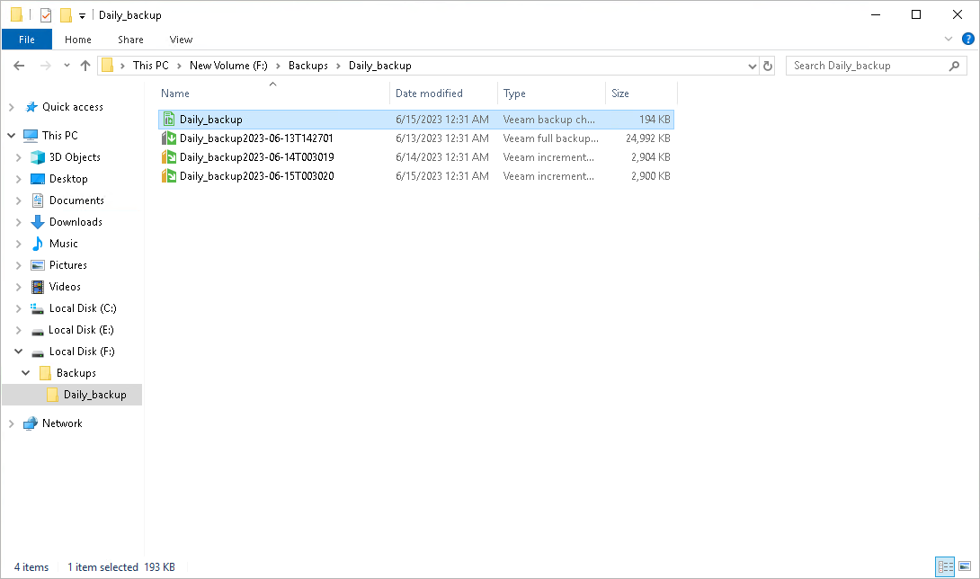 Browse for Backup File