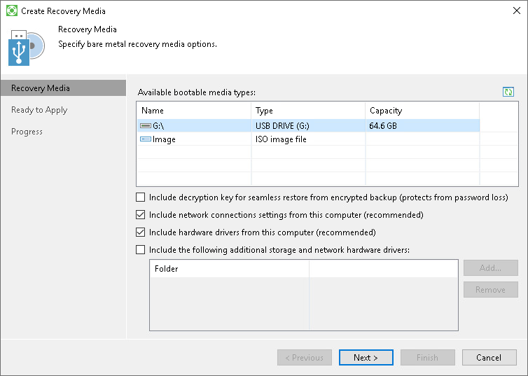 Set Veeam Recovery Media How to Protect Windows Computer