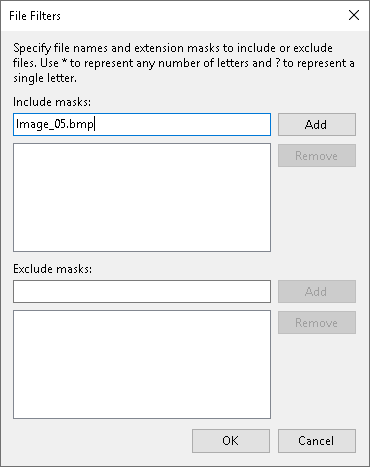 How to Use Filters to Define File-Level Backup Scope