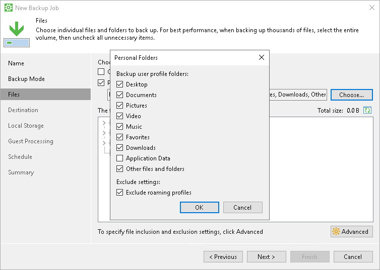 Personal Data Backup