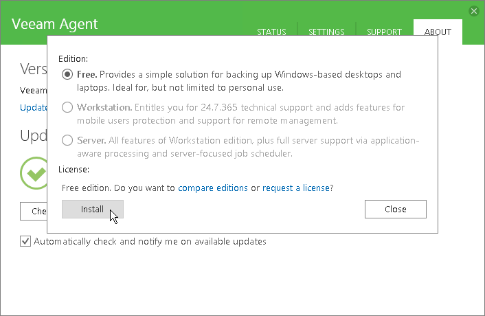 Back Up Microsoft SQL Server