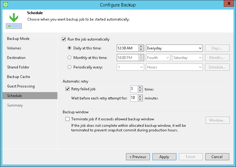 Back Up Microsoft SQL Server