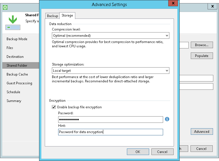 Backup Job Encryption