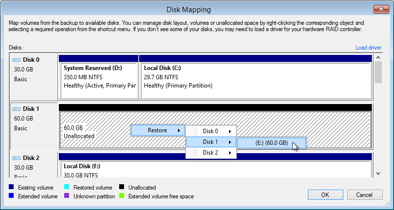 Step 10. Map Restored Disks