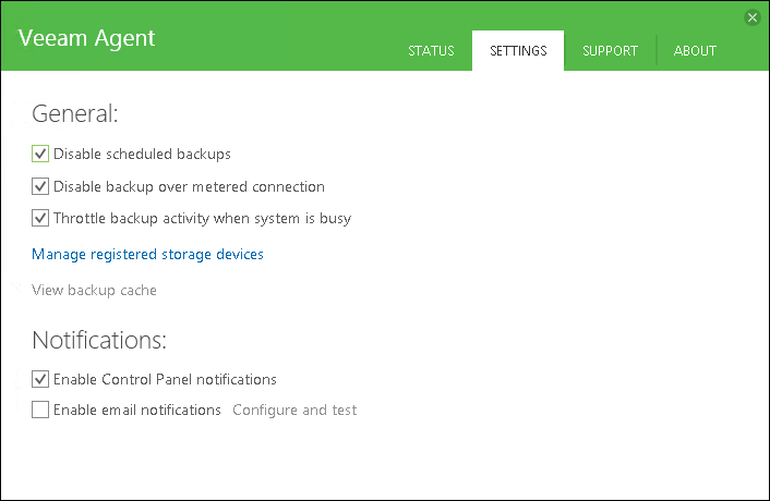Disabling and Enabling Scheduled Backups
