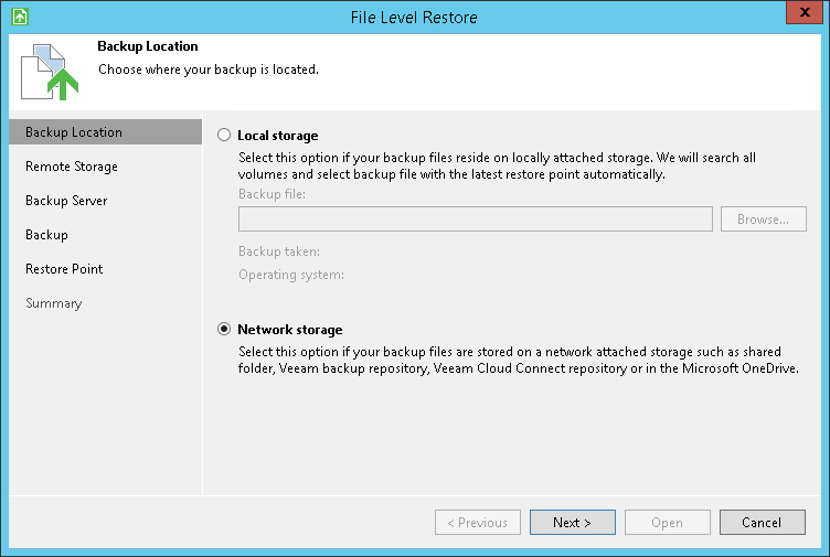 Step 2. Specify Backup File Location
