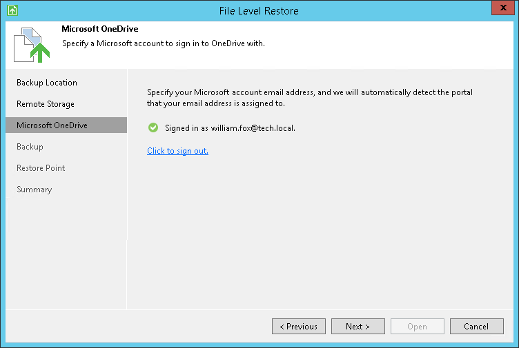 Microsoft OneDrive Settings