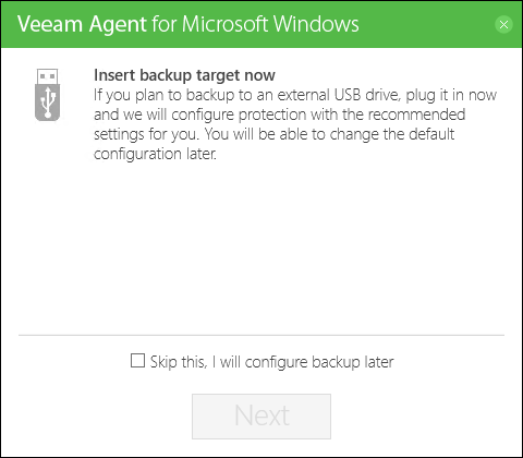 Auto-Configuring Scheduled Backup Job