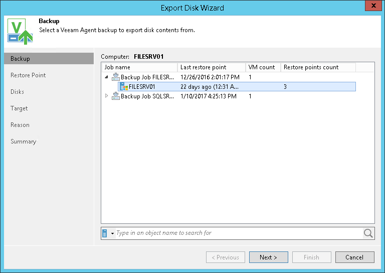 Step 2. Select Backup