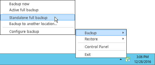 Creating Standalone Full Backups