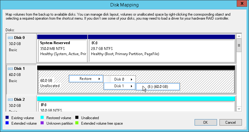 Step 7. Map Restored Disks