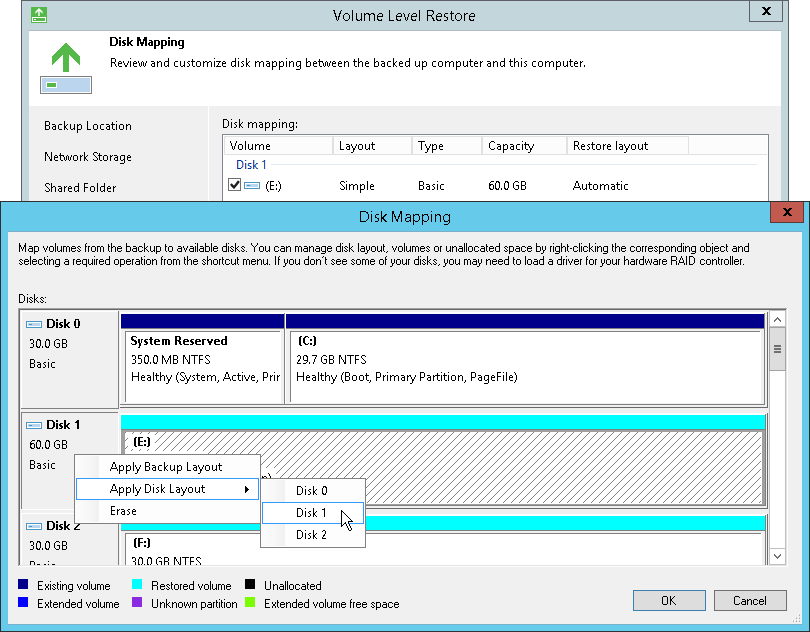 Step 7. Map Restored Disks