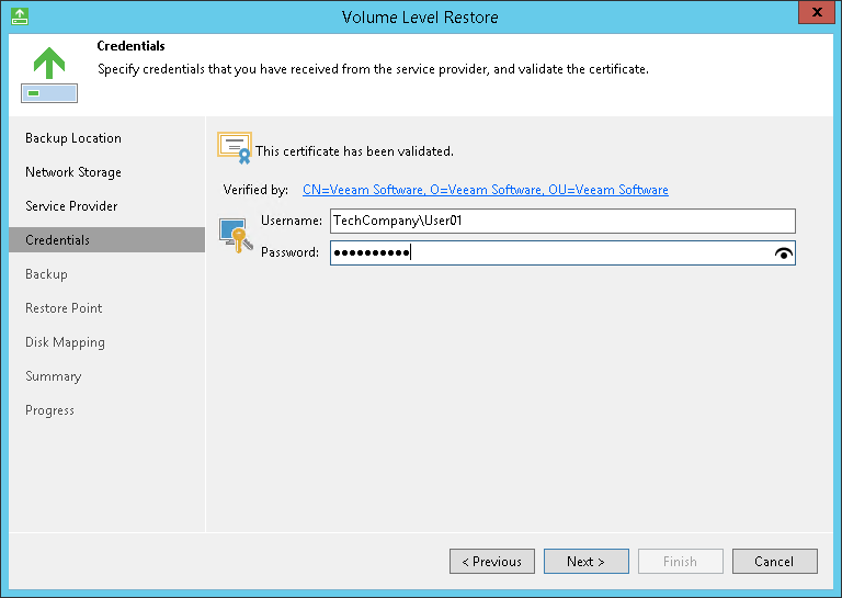 Service Provider Settings