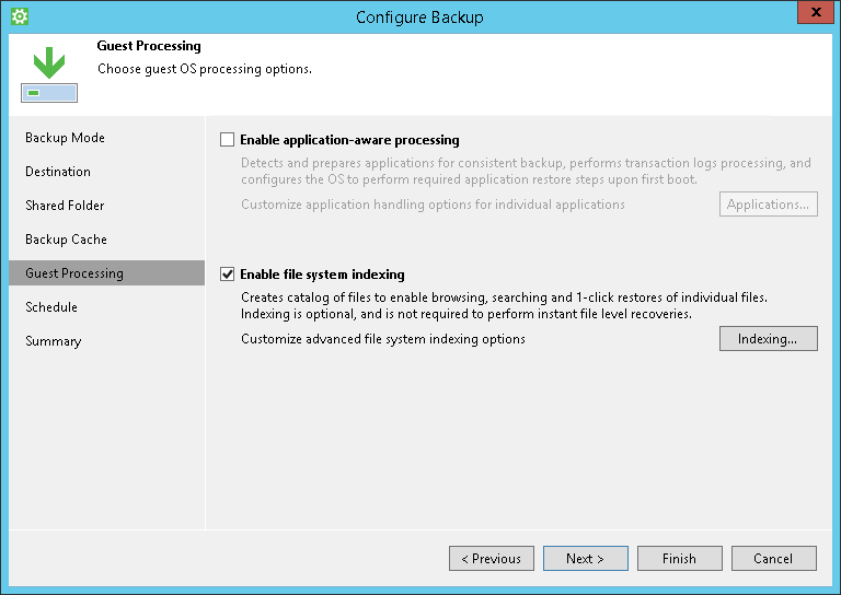 File System Indexing