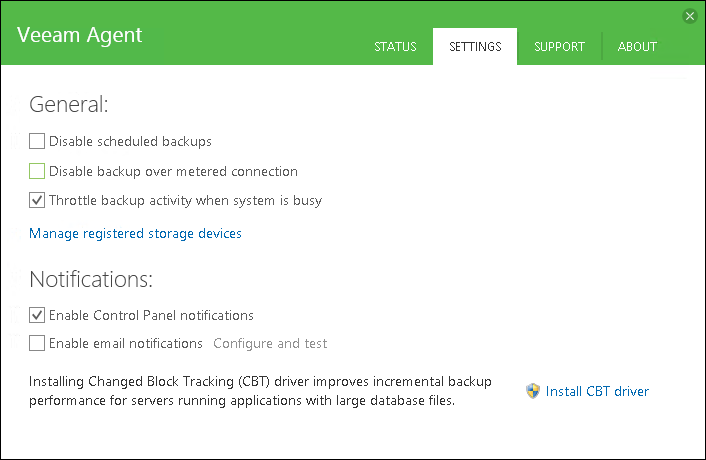 Disabling Backup over Metered Connections