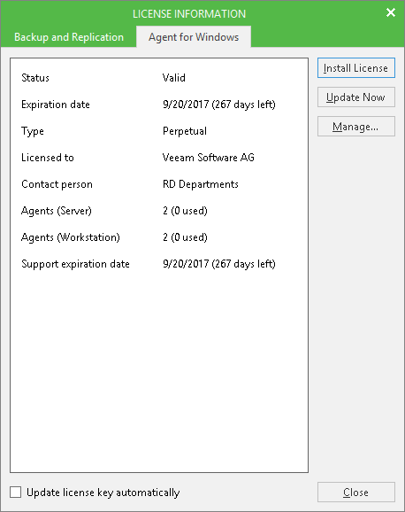 Installing License