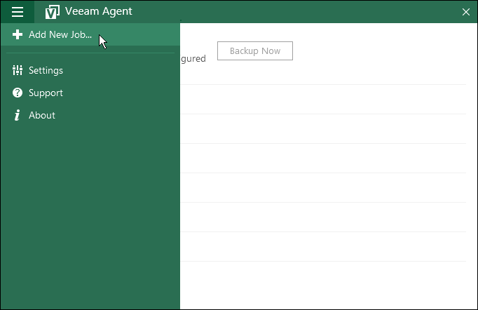 Step 1. Launch New Backup Job Wizard