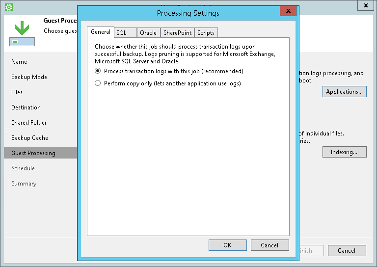 Application-Aware Processing