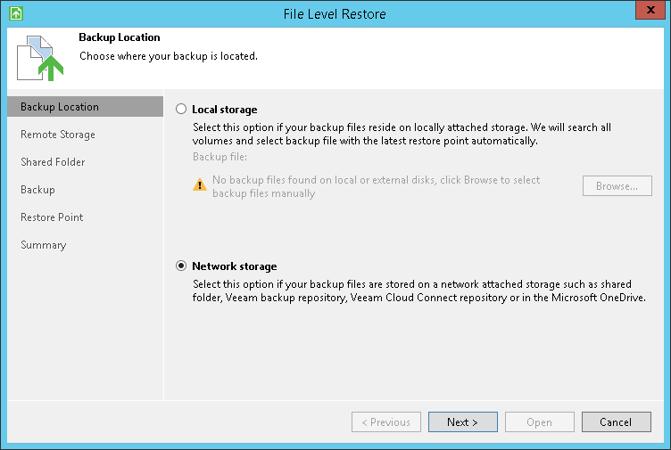 Step 2. Specify Backup File Location