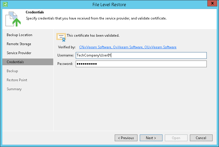 Service Provider Settings