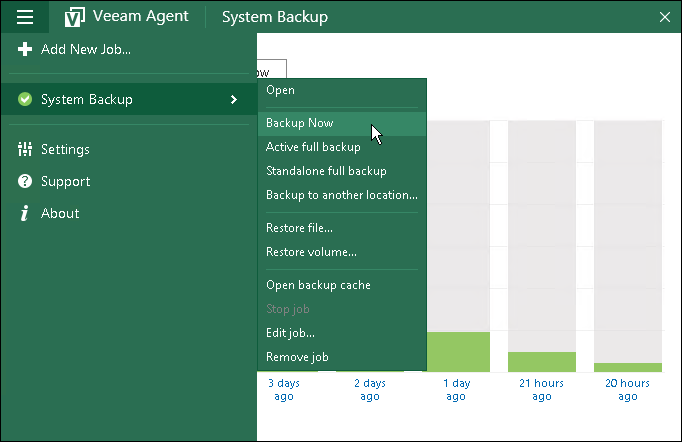 Creating Incremental Backups