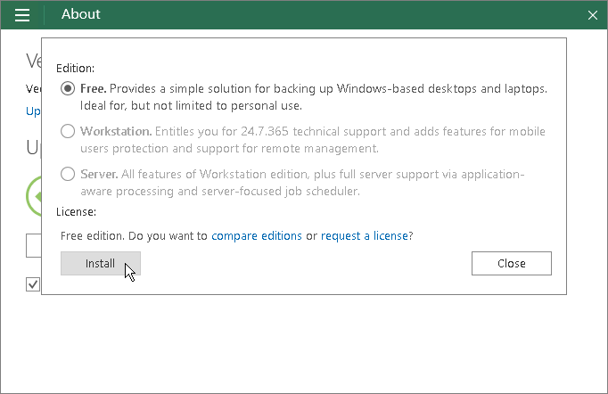 Installing License