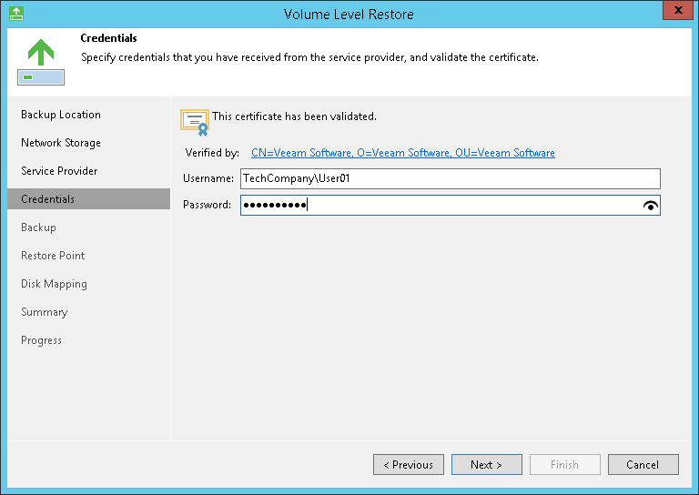 Service Provider Settings
