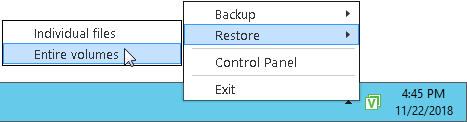 Restore Computer Volume