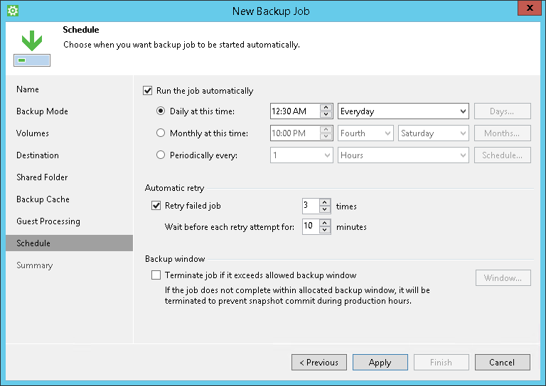 Back Up Microsoft SQL Server