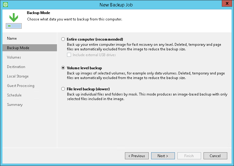Back Up Microsoft SQL Server