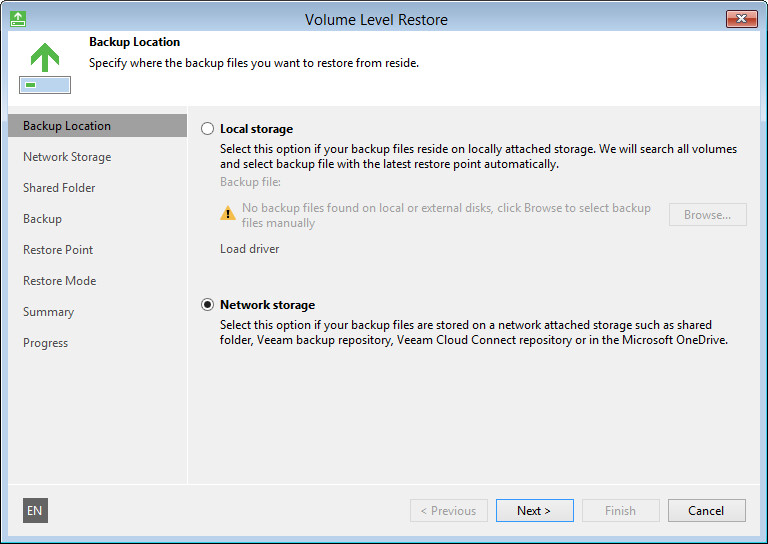 Perform Bare-Metal Recovery