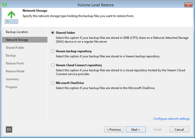 Perform Bare-Metal Recovery