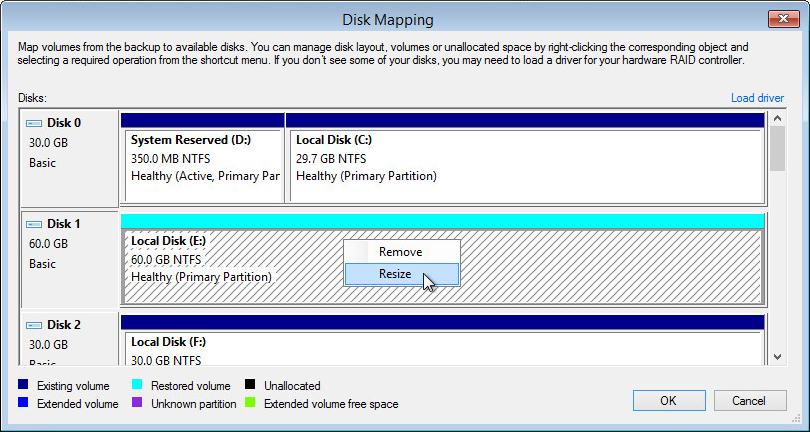 Step 10. Map Restored Disks