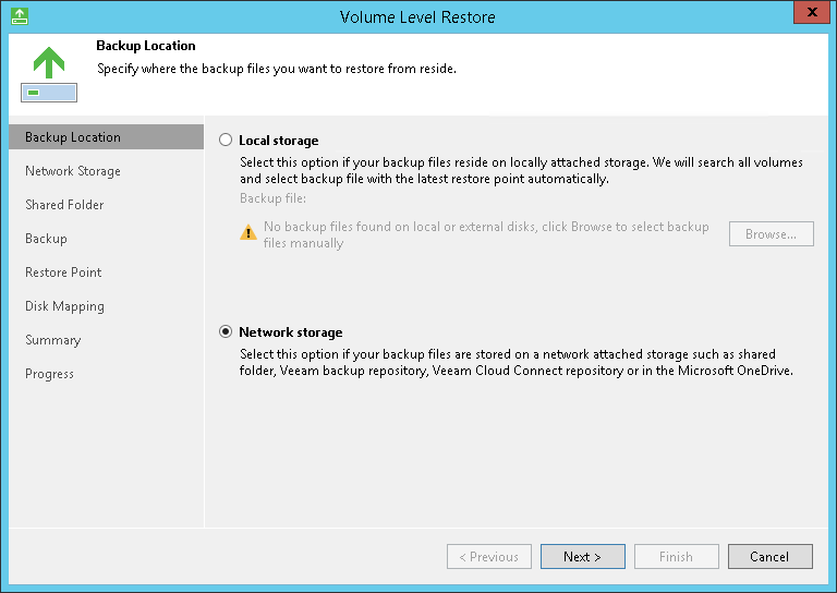 Restore Computer Volume