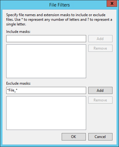 Use Filters to Define File-Level Backup Scope