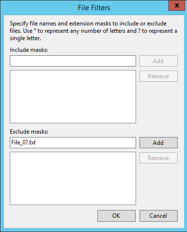 Use Filters to Define File-Level Backup Scope