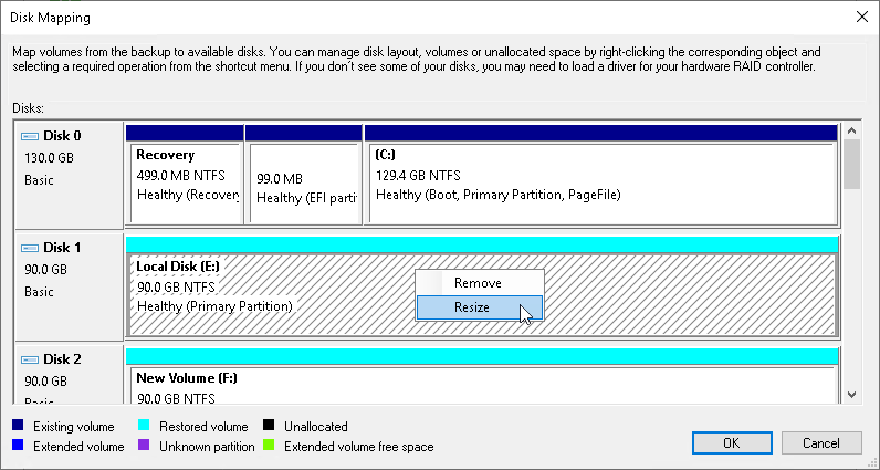 Step 4. Map Restored Disks