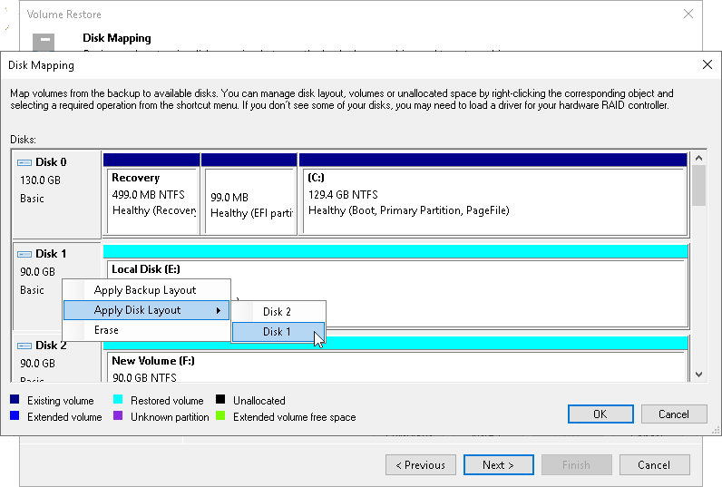 Step 4. Map Restored Disks