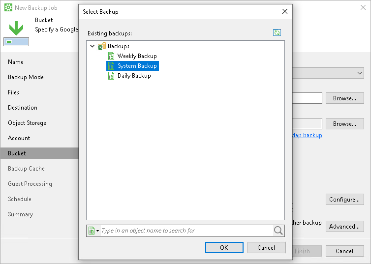 Google Cloud Storage Settings