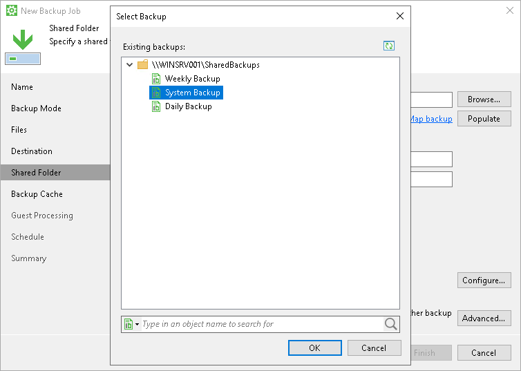 Shared Folder Settings
