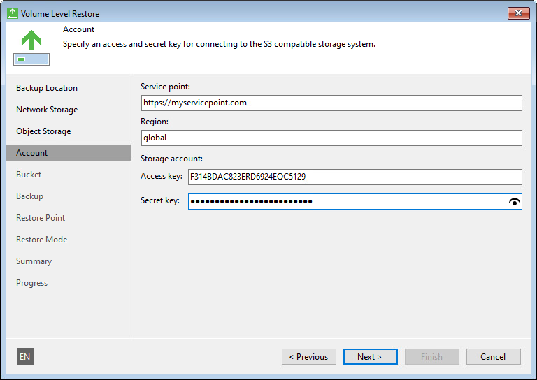 S3 Compatible Settings