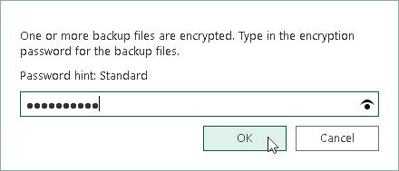 Restoring Data from Encrypted Backups