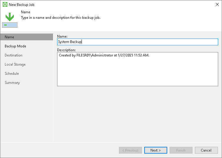 How to Perform Backup to Cloud Repository