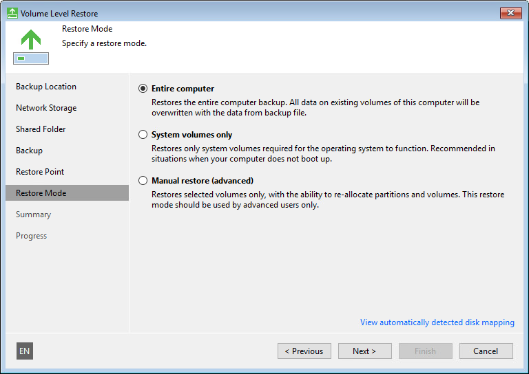 How to Perform Bare Metal Recovery