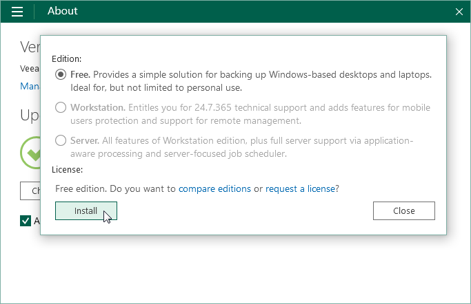 How to Perform Backup to Cloud Repository