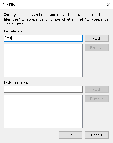 How to Use Filters to Define File-Level Backup Scope