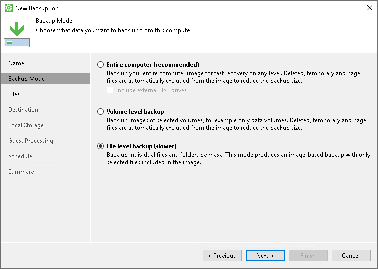 How to Use Filters to Define File-Level Backup Scope