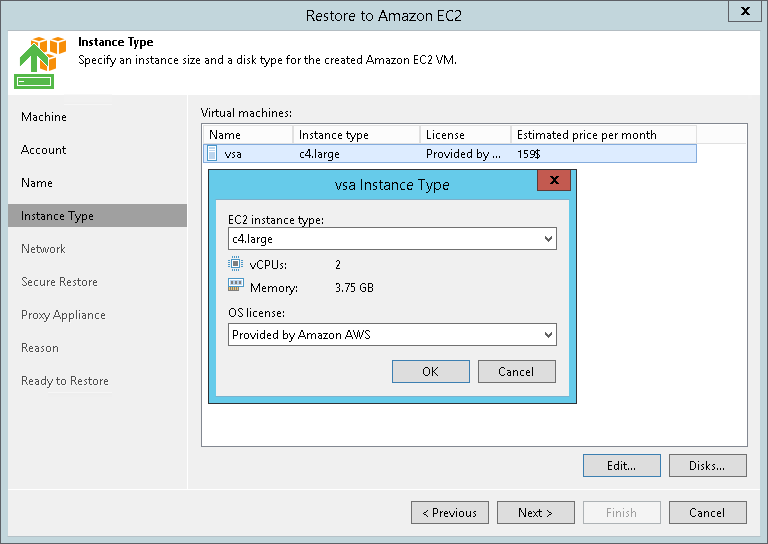 Step 5. Specify Instance Type